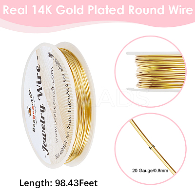 30M Brass Wire KK-BBC0021-58KCG-1