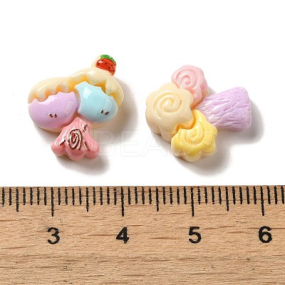 Forest Theme Opaque Resin Decoden Cabochons RESI-C044-01-1