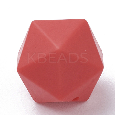 Food Grade Eco-Friendly Silicone Focal Beads LS-SIL-T048-14mm-31-1