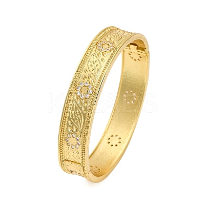 Rack Plating Brass Micro Pave Cubic Zirconia Bracelets for Women BJEW-M040-24G-1