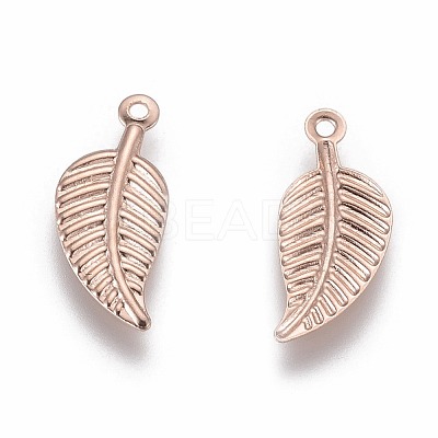 304 Stainless Steel Charms STAS-H436-54RG-1