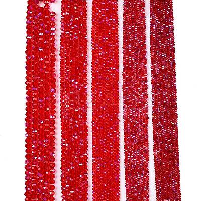 Electroplate Glass Beads Strands EGLA-A044-T8mm-L01-1