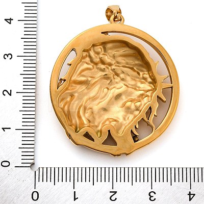 Religion Golden Tone 304 Stainless Steel Pendants LS-STAS-K289-01G-13-1