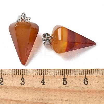 Natural & Synthetic Mixed Gemstone Pendants G-B127-13P-1