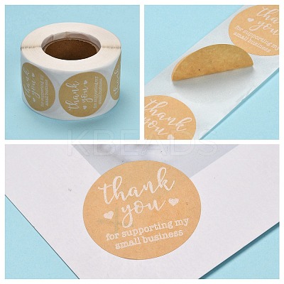 1.5 Inch Thank You Stickers LS-DIY-G013-G01-1