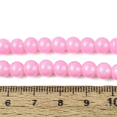 Baking Paint Glass Pearl Beads Strands LS-DGLA-ZX001-05B-10-1