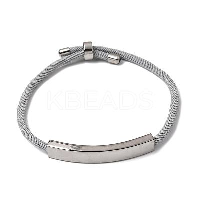 Round Nylon Milan Cord Slider Bracelet Making BJEW-L722-01P-17-1