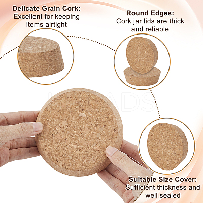 Cork Bottle Stoppers FIND-WH0400-51A-1