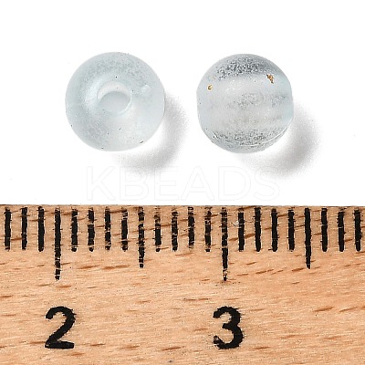 Frosted Transparent Acrylic Beads X1-OACR-F013-12G-1