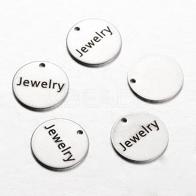 Non-Tarnish Spray Painted 201 Stainless Steel Charms STAS-I051-C12-1