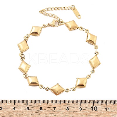 304 Stainless Steel Link Chain Bracelets for Women BJEW-U021-08G-05-1