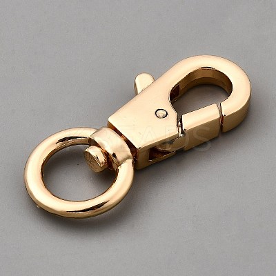 Alloy Swivel Lobster Claw Clasps FIND-WH0818-09KCG-1