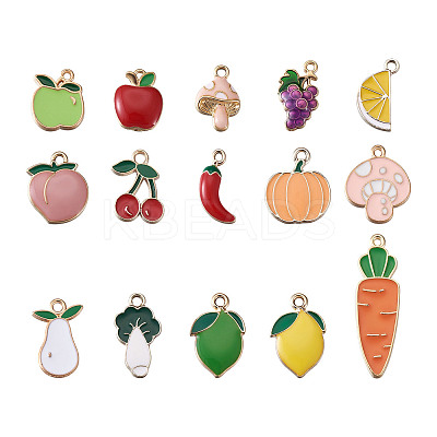 Alloy Enamel Pendants ENAM-CD0001-06-1