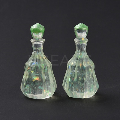 Dummy Bottle Transparent Resin Cabochon LS-RESI-E025-06A-1