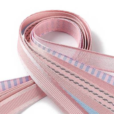 18 Yards 6 Styles Polyester Ribbon SRIB-Q022-D07-1