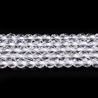 Transparent Glass Beads Strands LS-GLAA-H021-04-29-1