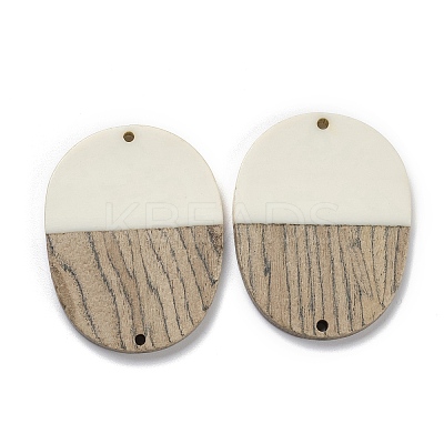(Defective Closeout Sale: Yellowing) Resin & Wenge Wood Links connectors RESI-XCP0001-16-1