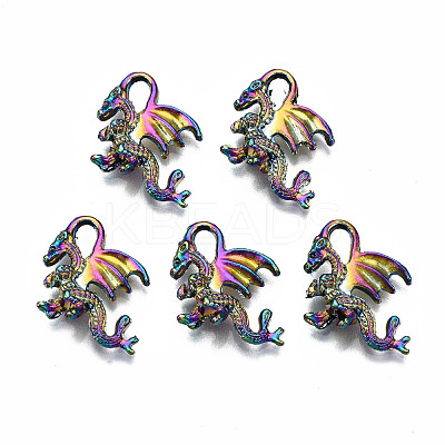 Rainbow Color Alloy Pendants PALLOY-S180-053-RS-1