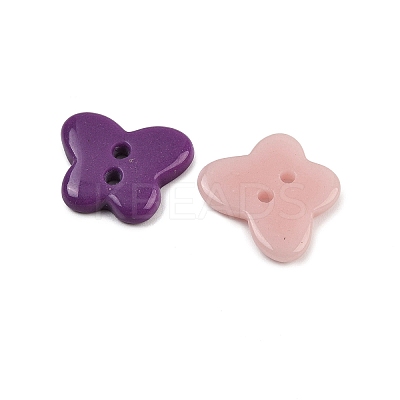 2-Hole Porcelain Buttons PORC-R010-09A-1