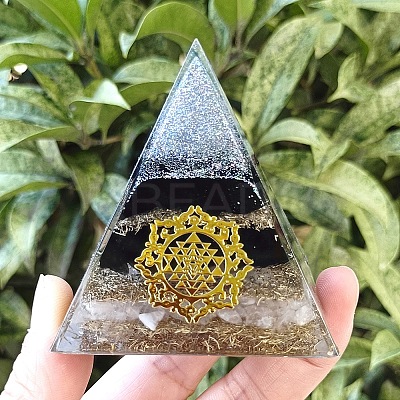 Orgonite Pyramid Resin Energy Generators PW-WG899BD-01-1
