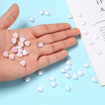 100Pcs Eco-Friendly Transparent Acrylic Beads TACR-YW0001-07H-1