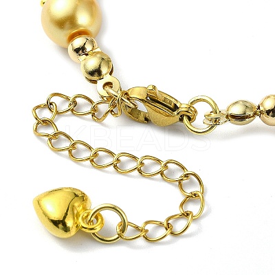 Glass Imitation Pearl Beaded Bracelets for Women BJEW-JB10034-05-1