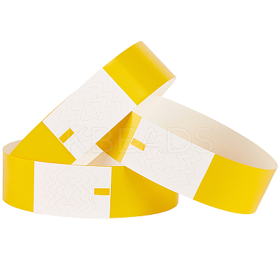 300Pcs Synthetic Paper Polypropylene Disposable Wristbands BJEW-SP0001-09E-1