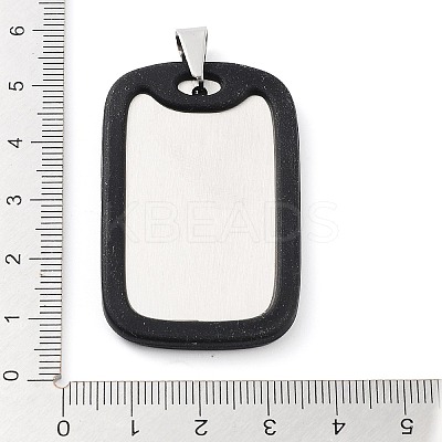 304 Stainless Steel Big Pendants STAS-R225-07A-P-1