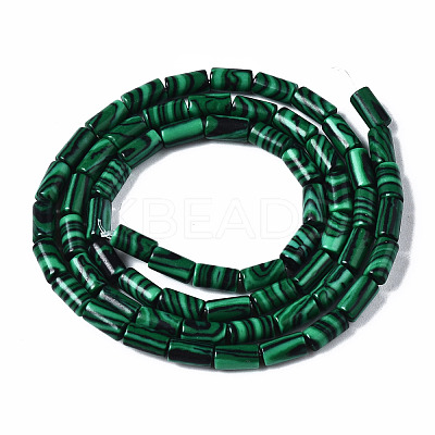 Synthetic Malachite Beads Strands X-G-S366-075-1