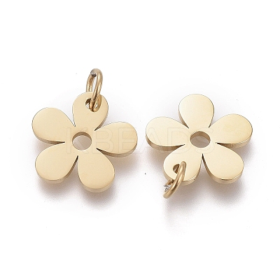 Ion Plating(IP) 316 Surgical Stainless Steel Charms X-STAS-H100-18G-1
