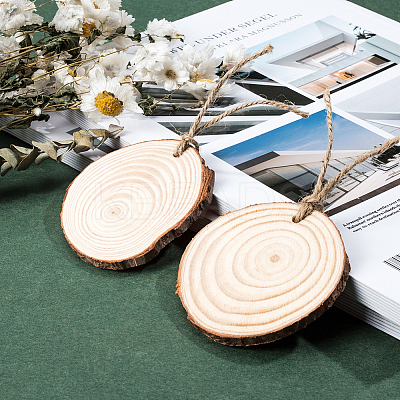 DIY Wood Hnag Tag Kits DIY-OC0001-58-1