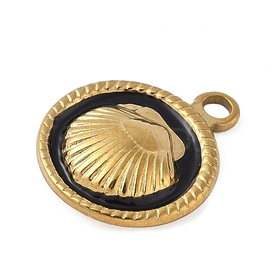 304 Stainless Steel Enamel Pendants LS-STAS-P408-13G-02-1
