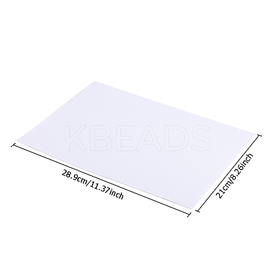 A4 Double Sided Tape Adhesive Foam Paper Sponge Paper AJEW-BC0005-44-1