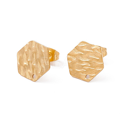 304 Stainless Steel Stud Earring Findings STAS-G270-02G-03-1