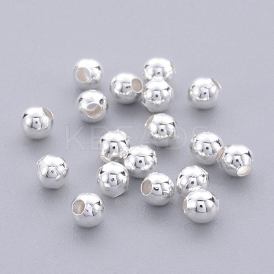 Brass Smooth Round Beads X-EC400-2S-1