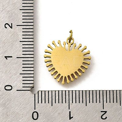304 Stainless Steel Enamel Charms STAS-R153-08G-01-1