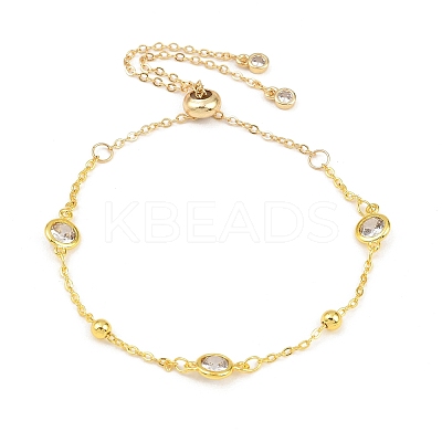 Brass Cable Chains Slider Bracelets BJEW-JB11813-1