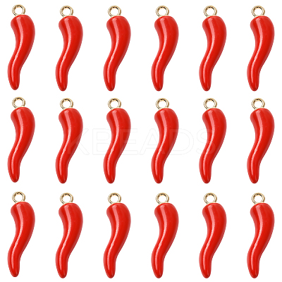 Alloy Enamel Pendants FIND-SC0018-15B-1