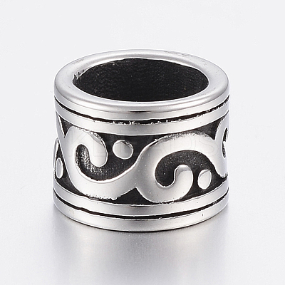 304 Stainless Steel Beads STAS-H440-07AS-1