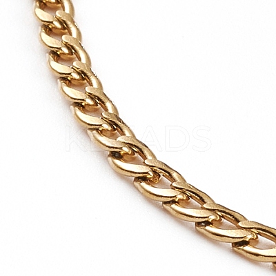 304 Stainless Steel Curb Chains Necklaces NJEW-JN03280-01-1
