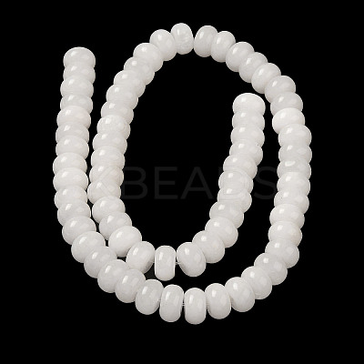 Natural White Jade Beads Strands G-B078-H01-01-1