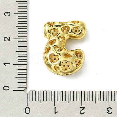 Rack Plating Brass Cubic Zirconia Pendants KK-S378-02G-J-1