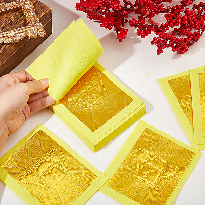 200Pcs Chinese Ingot Paper DIY-FH0010-55-1