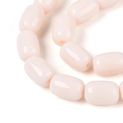 Opaque Glass Beads Strands GLAA-T028-14P-A02-1