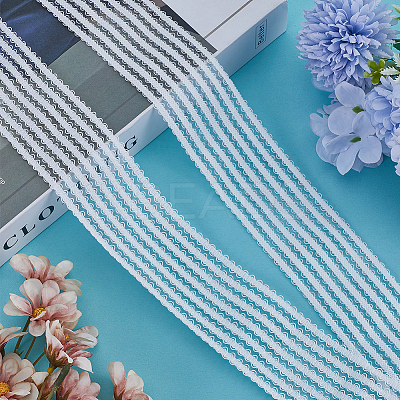 10M Knitted Fish Line Nylon Elastic Lace Trim OCOR-GF0003-71A-1