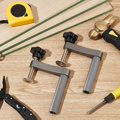 Aluminium Alloy Woodworking T-track Hold Down Clamps TOOL-WH0131-04-1
