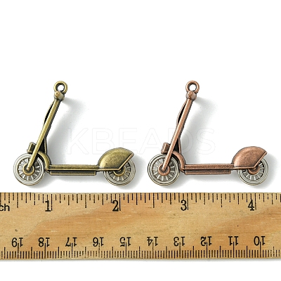 6Pcs 2 Colors Tibetan Style Alloy Pendants FIND-FS0002-58-1