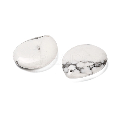 Natural Howlite Pendants G-Z088-02D-1
