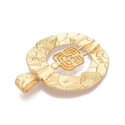 Rack Plating Alloy Big Pendants PALLOY-T090-31G-1
