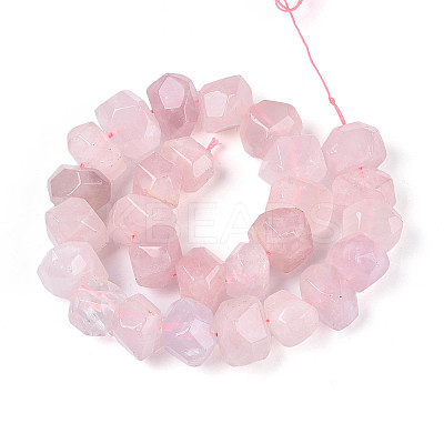 Natural Rose Quartz Beads Strands G-N347-18A-02-1